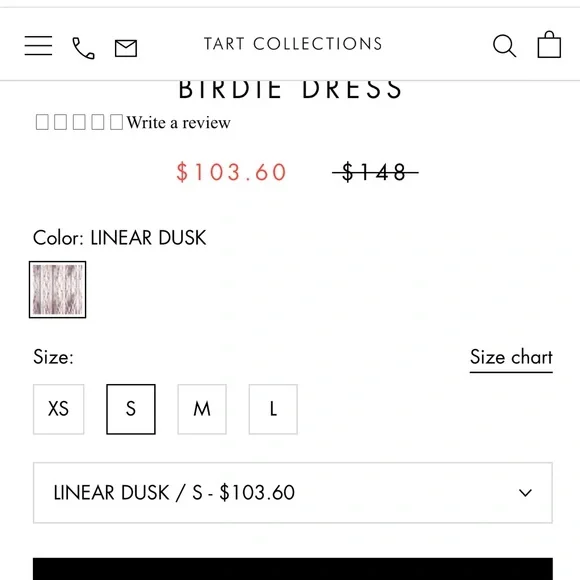 Tart- Birdie dress, NWT - Picture 6 of 7